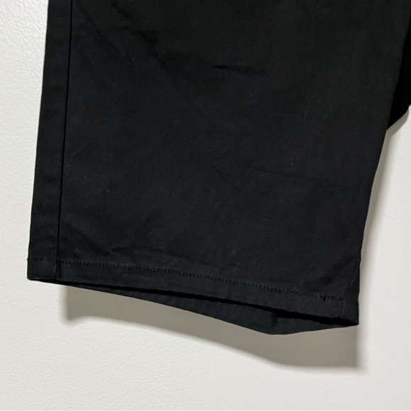ASOS Men’s Black Chino Shorts Size 32 W Casual Stretch Cotton Blend - Picture 15 of 15